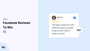 facebook Reviews to Wix 