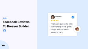 facebook Reviews to breaver Builder