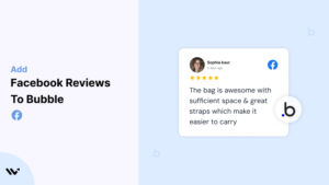 facebook Reviews to bubble