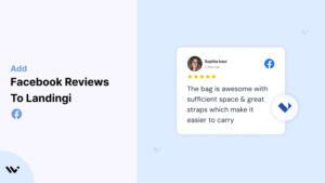 facebook Reviews to landingi