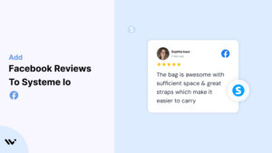 facebook Reviews to systeme io