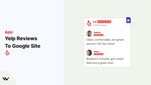 Yelp Reviews to Google Site