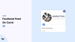 Add on Facebook Feed on Carrd