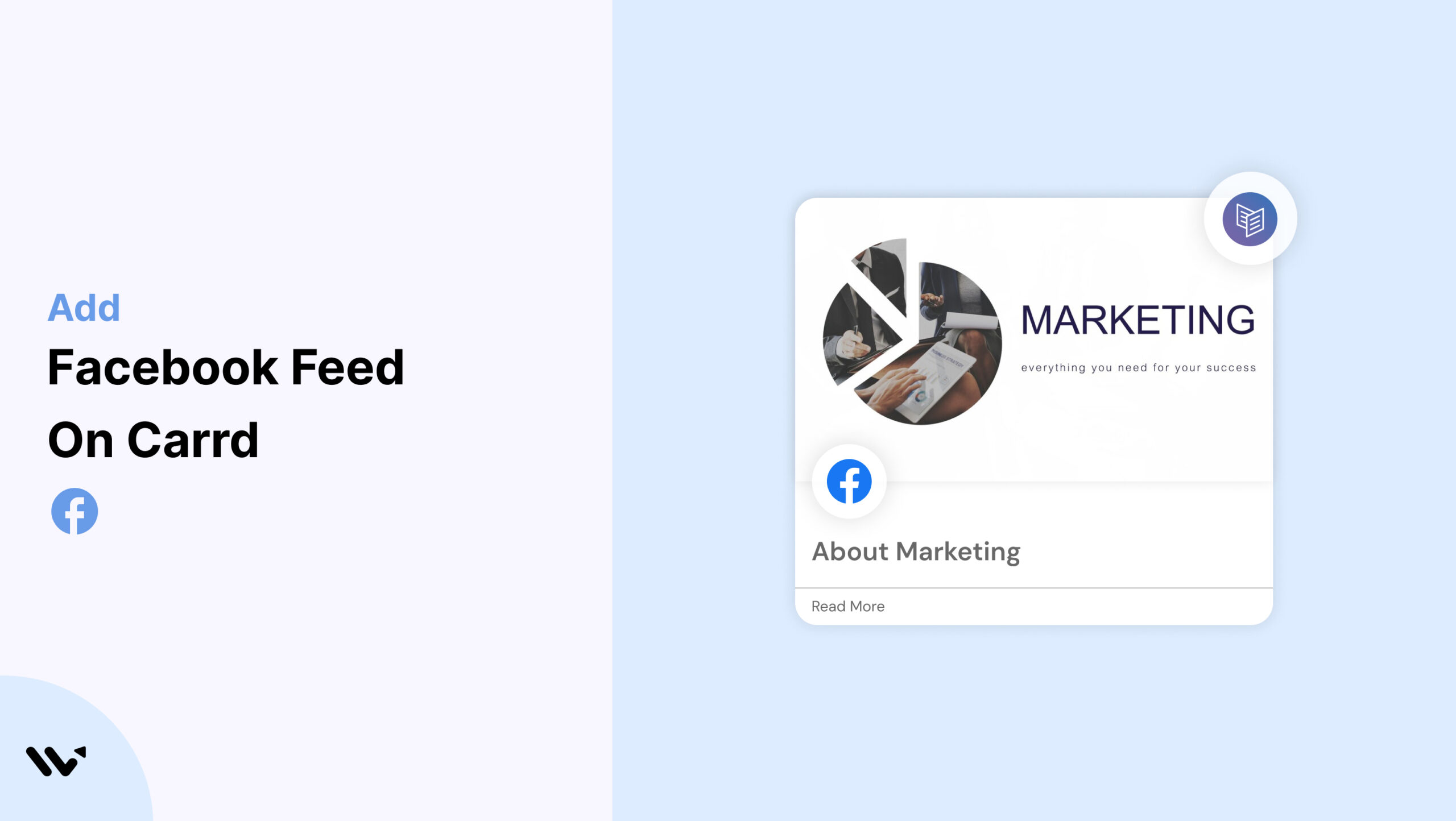 Add on Facebook Feed on Carrd