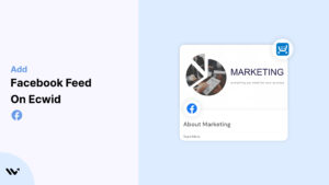 Add on Facebook Feed on Ecwid