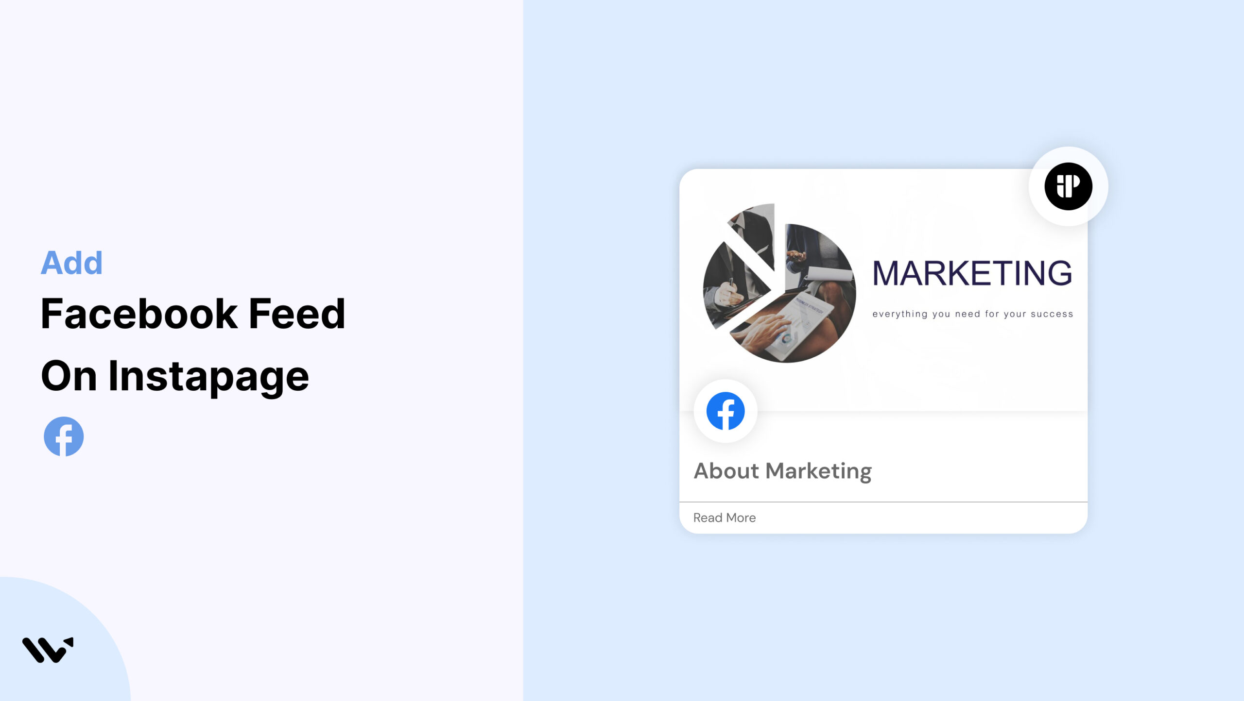 Add on Facebook Feed on Instapage