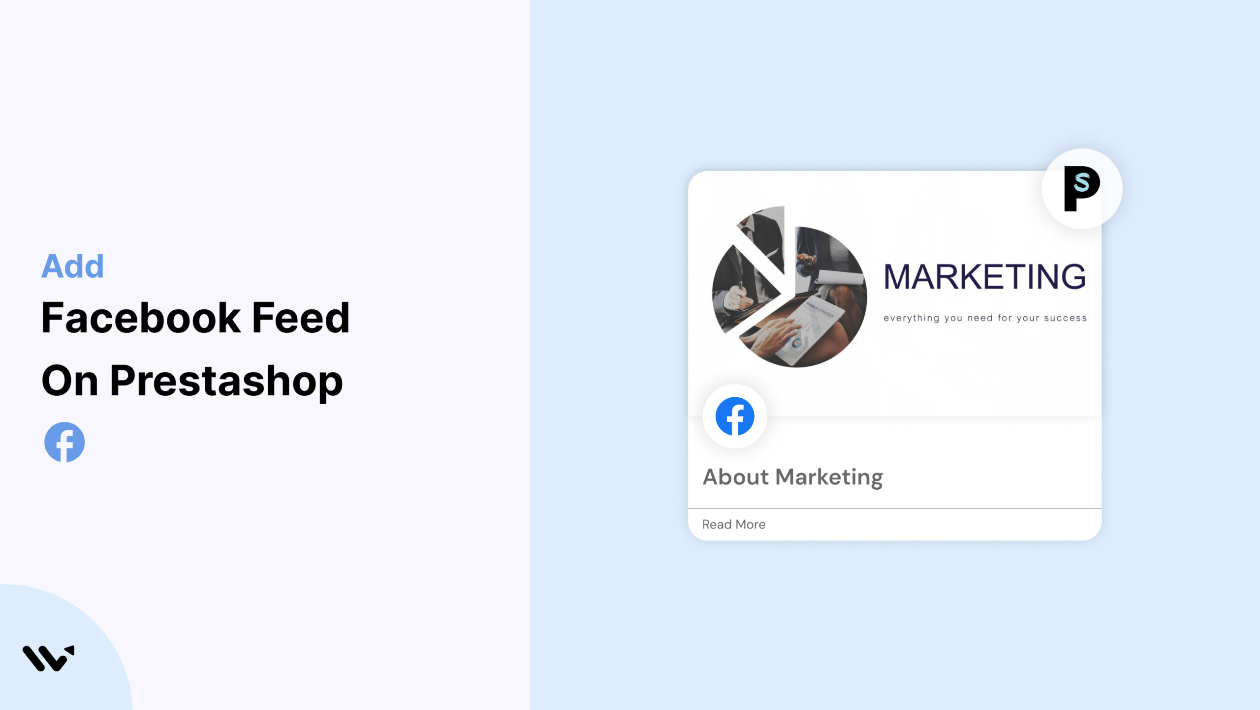 Add on Facebook Feed on Prestashop