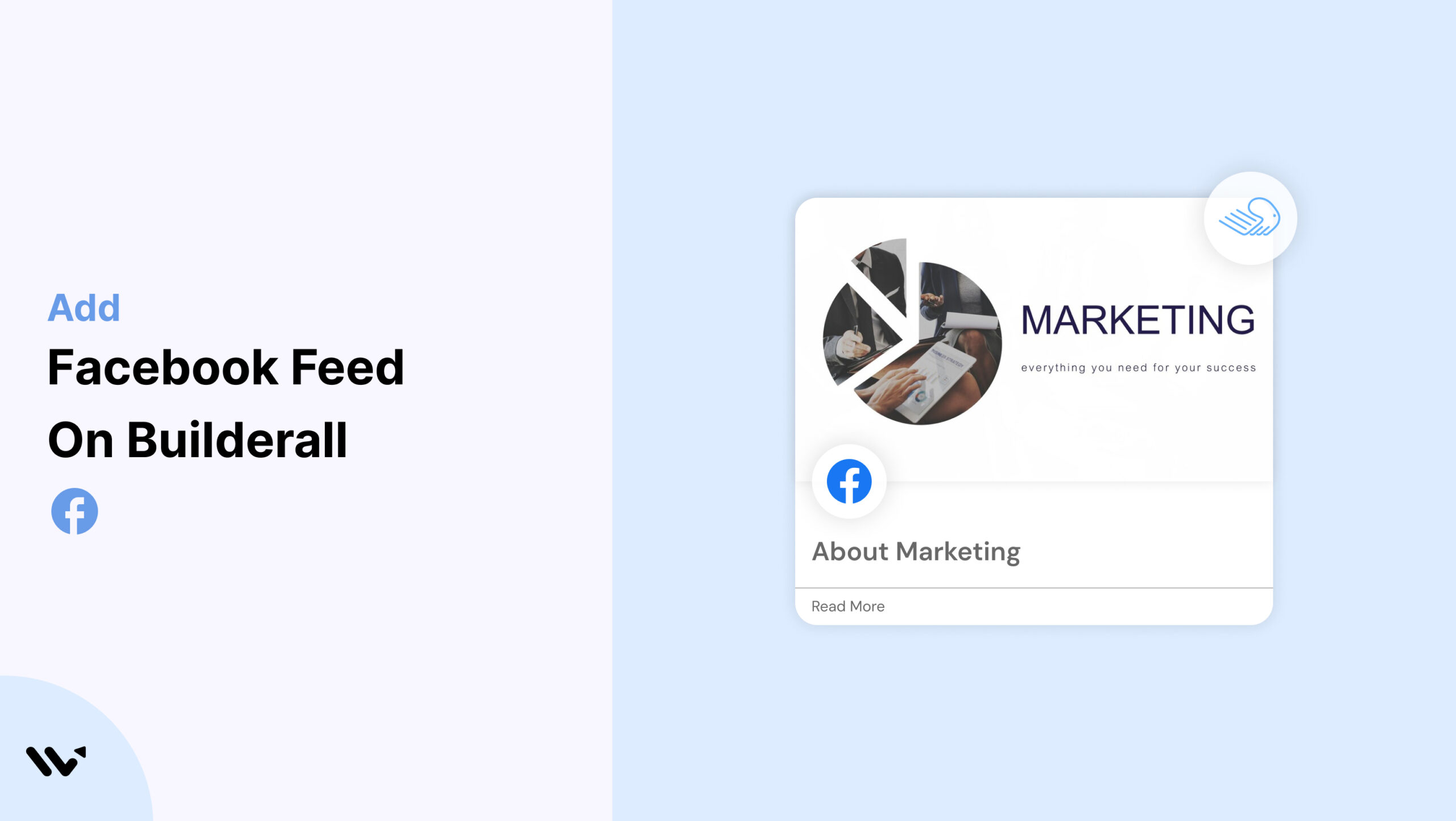 Add on Facebook Feed on builderall