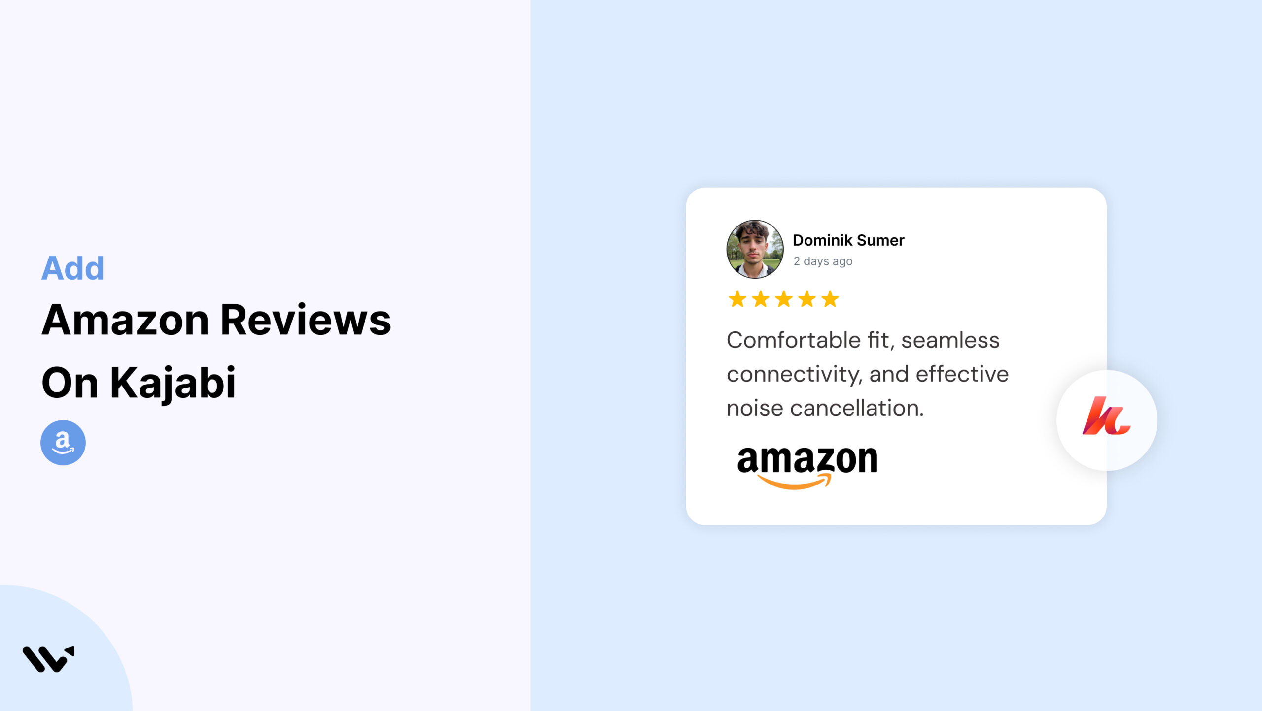 Amazon Reviews on Kajabi
