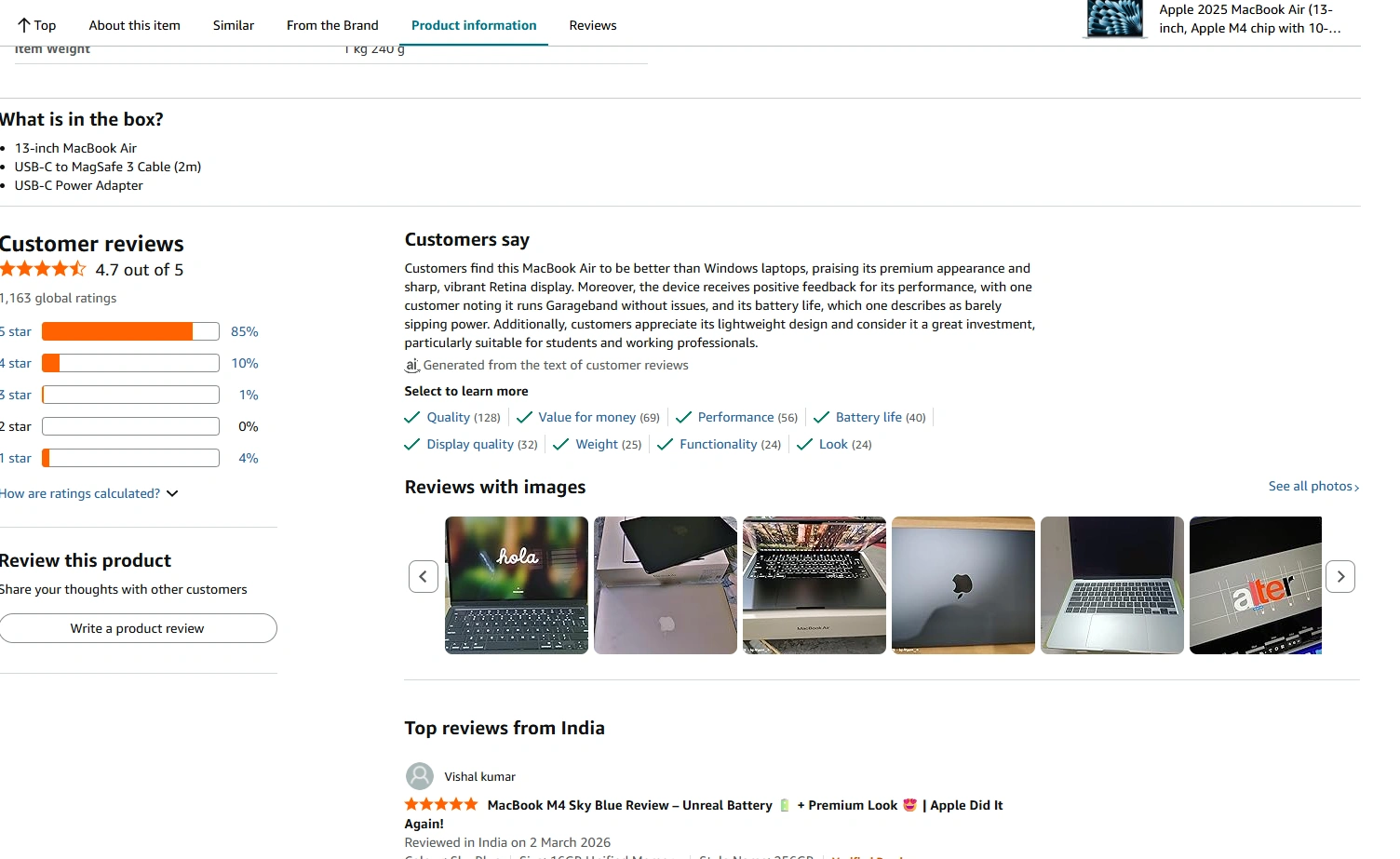 Amazon Customer Reviews