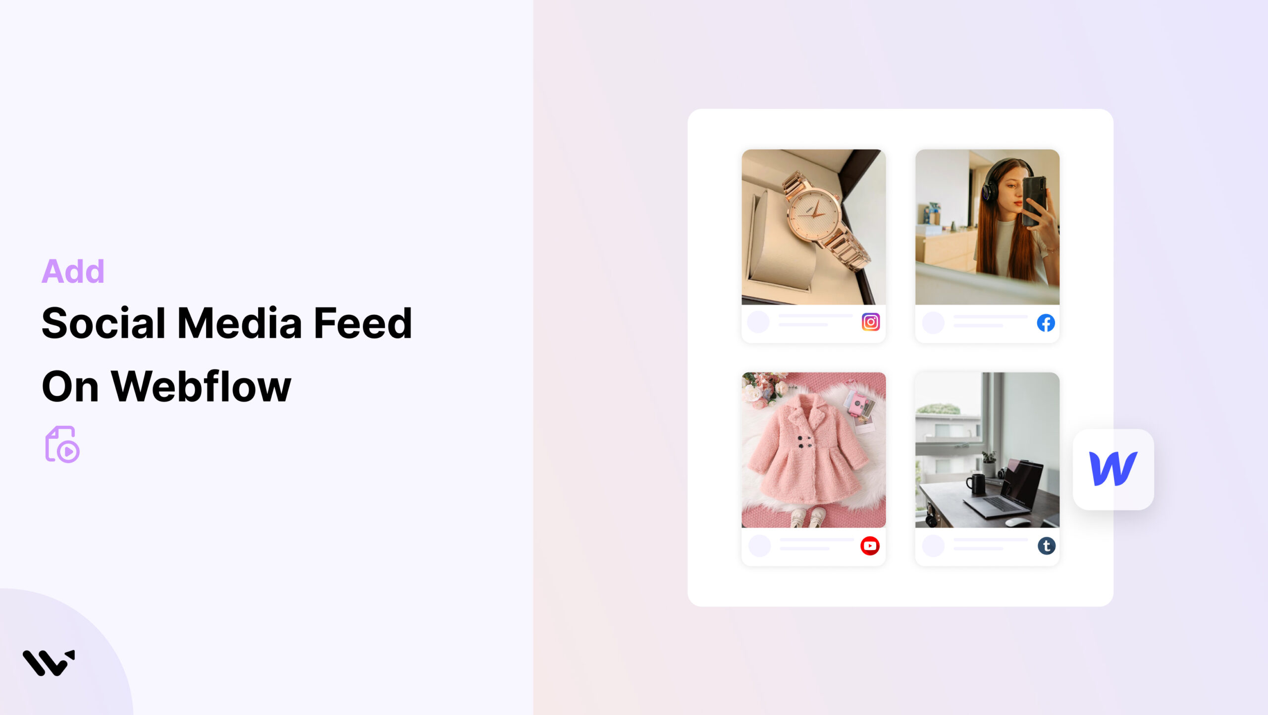 Social Media Feed on Webflow