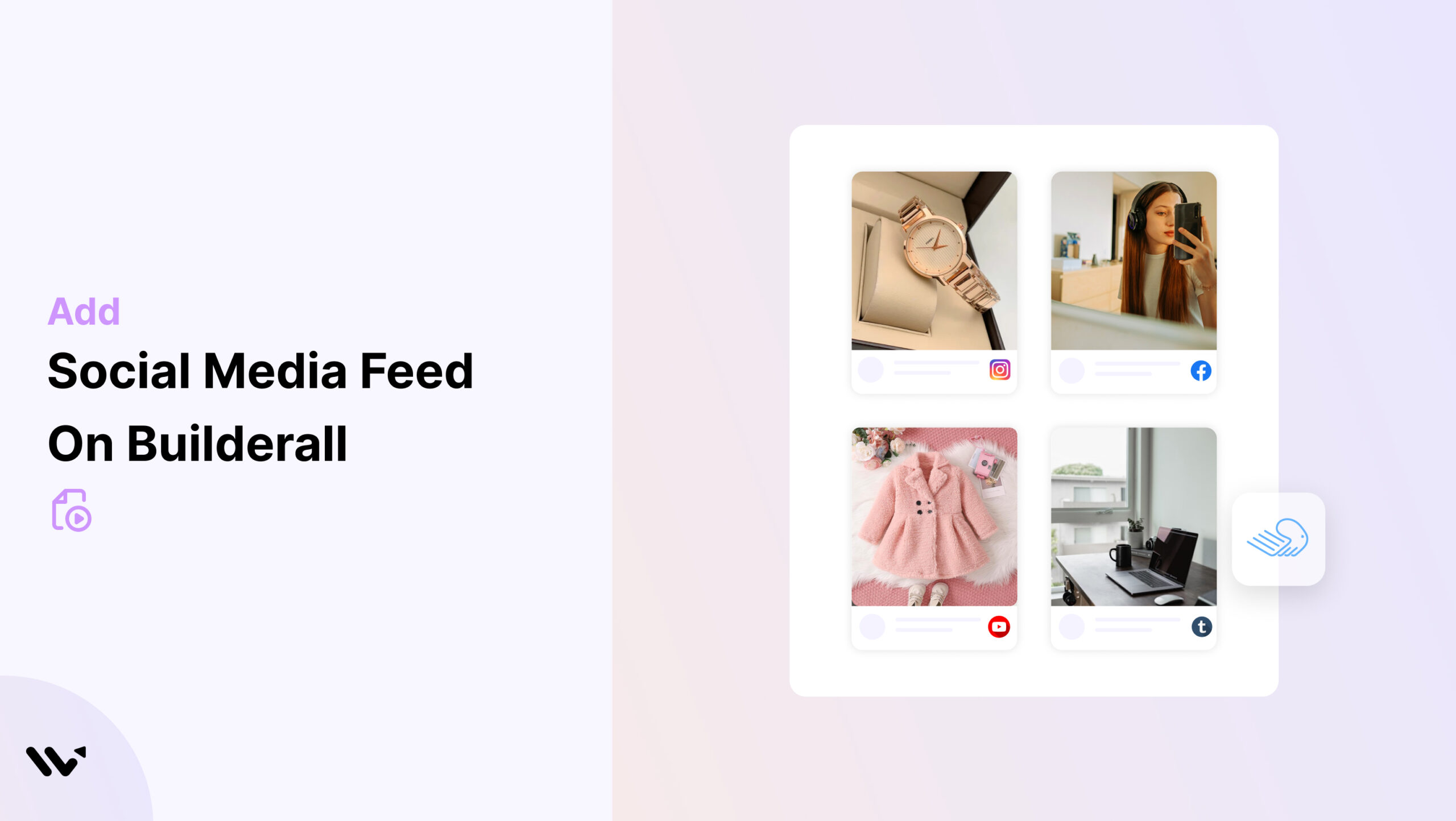 Social Media Feed on builderall