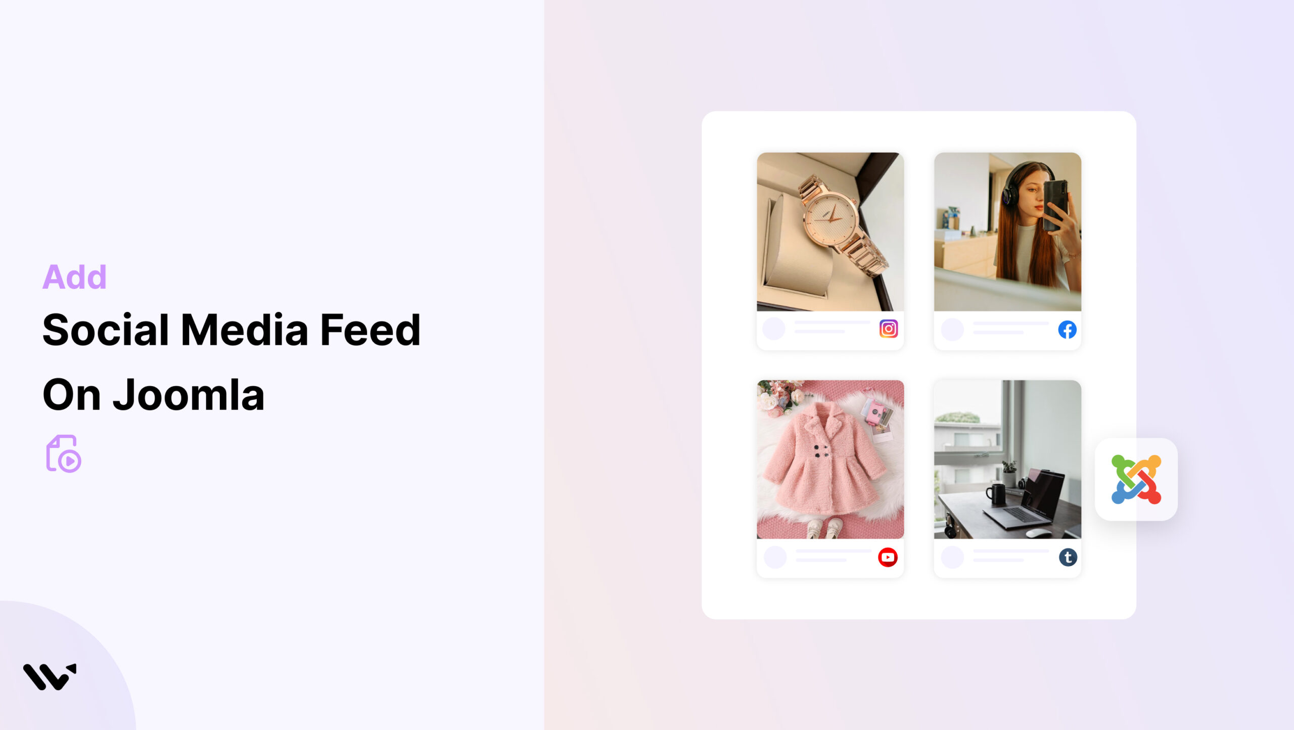 Social Media Feed on joomla