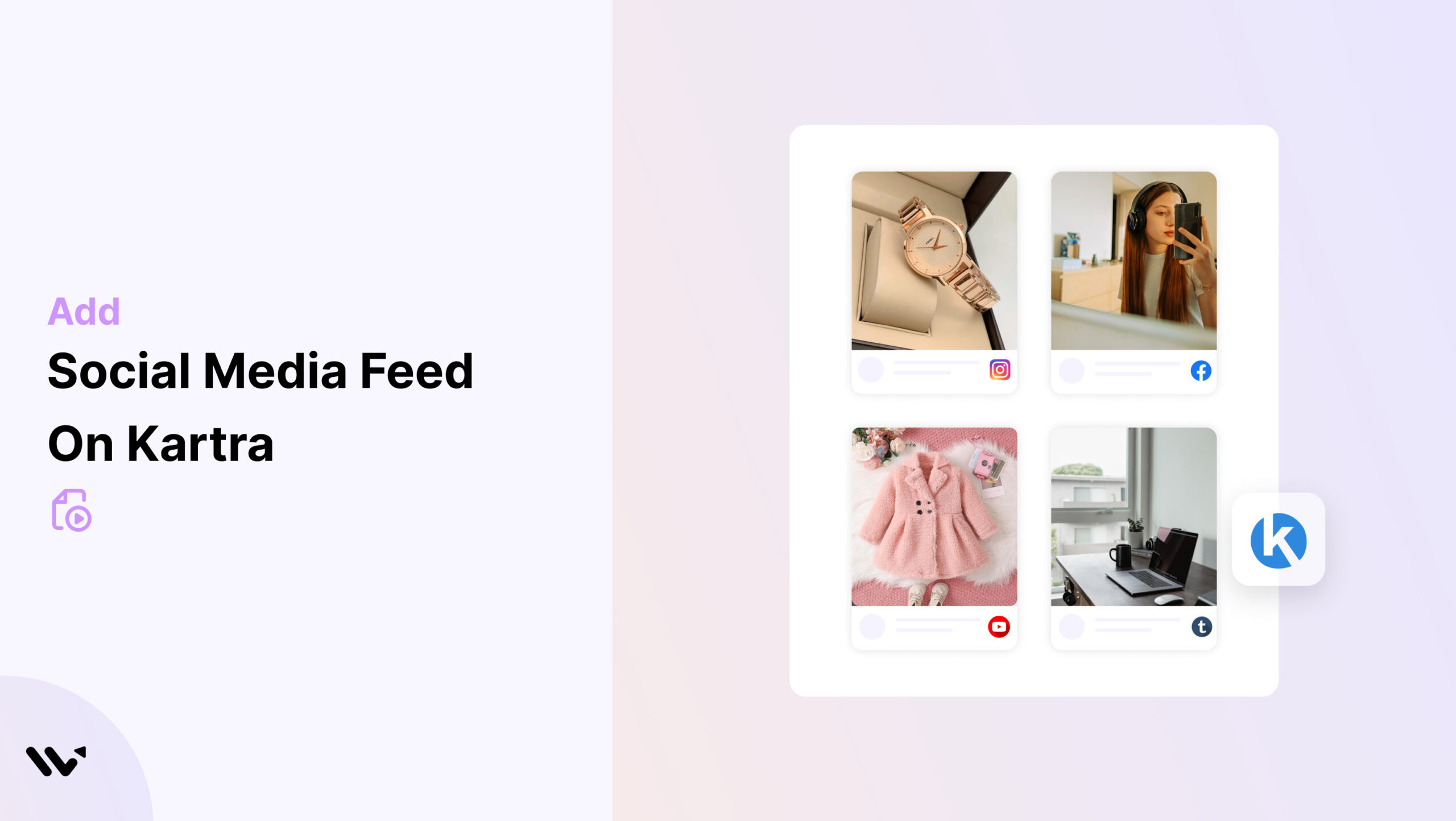 Social Media Feed on kartra