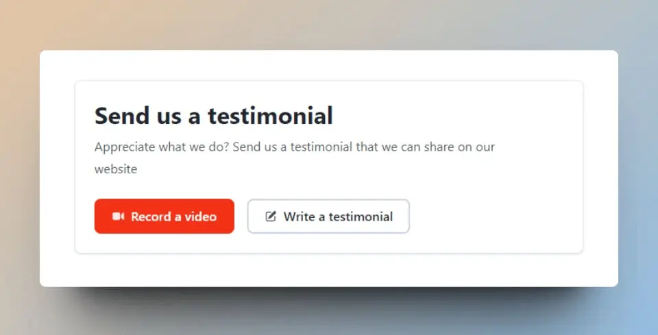 How It Collects Testimonials