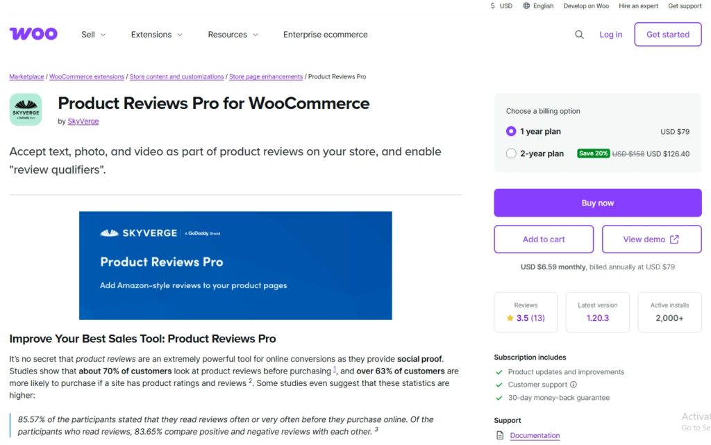 product reviews pro for woocommerce