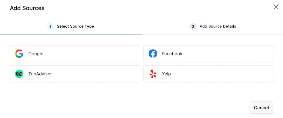 Select Review Source Type smash ballon