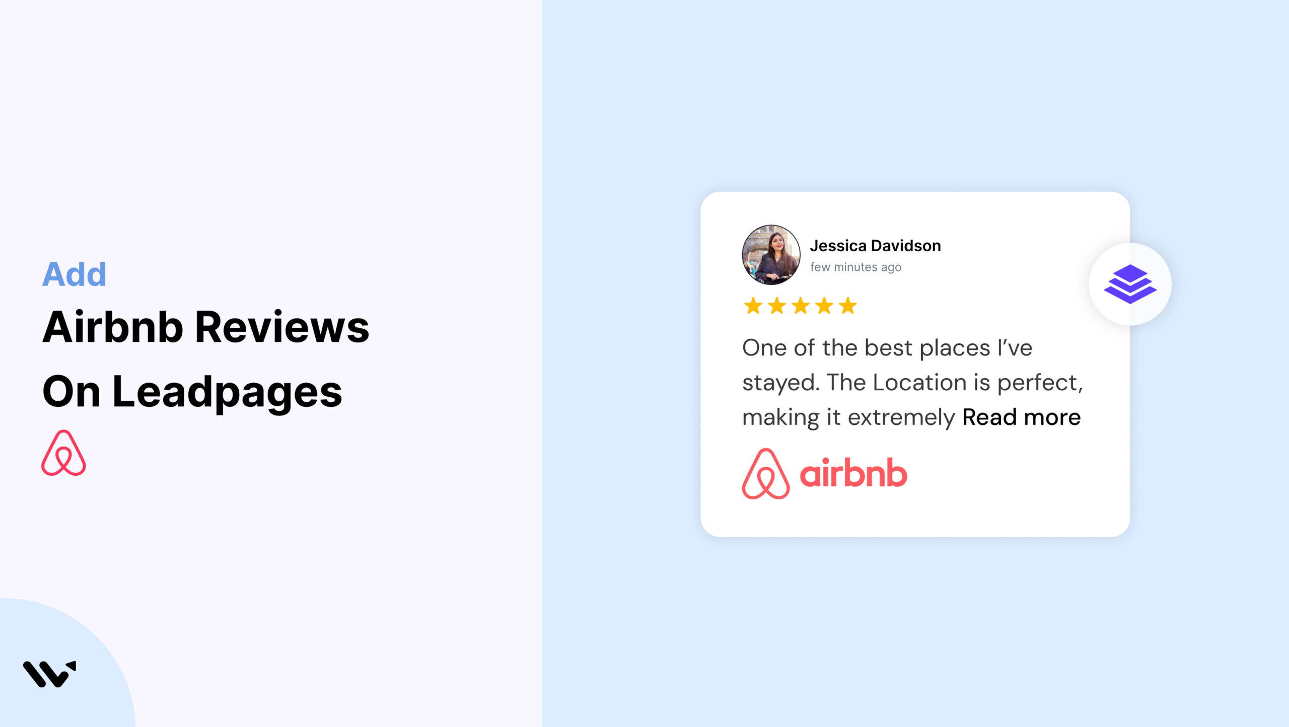 Airbnb Reviews on Leadpages
