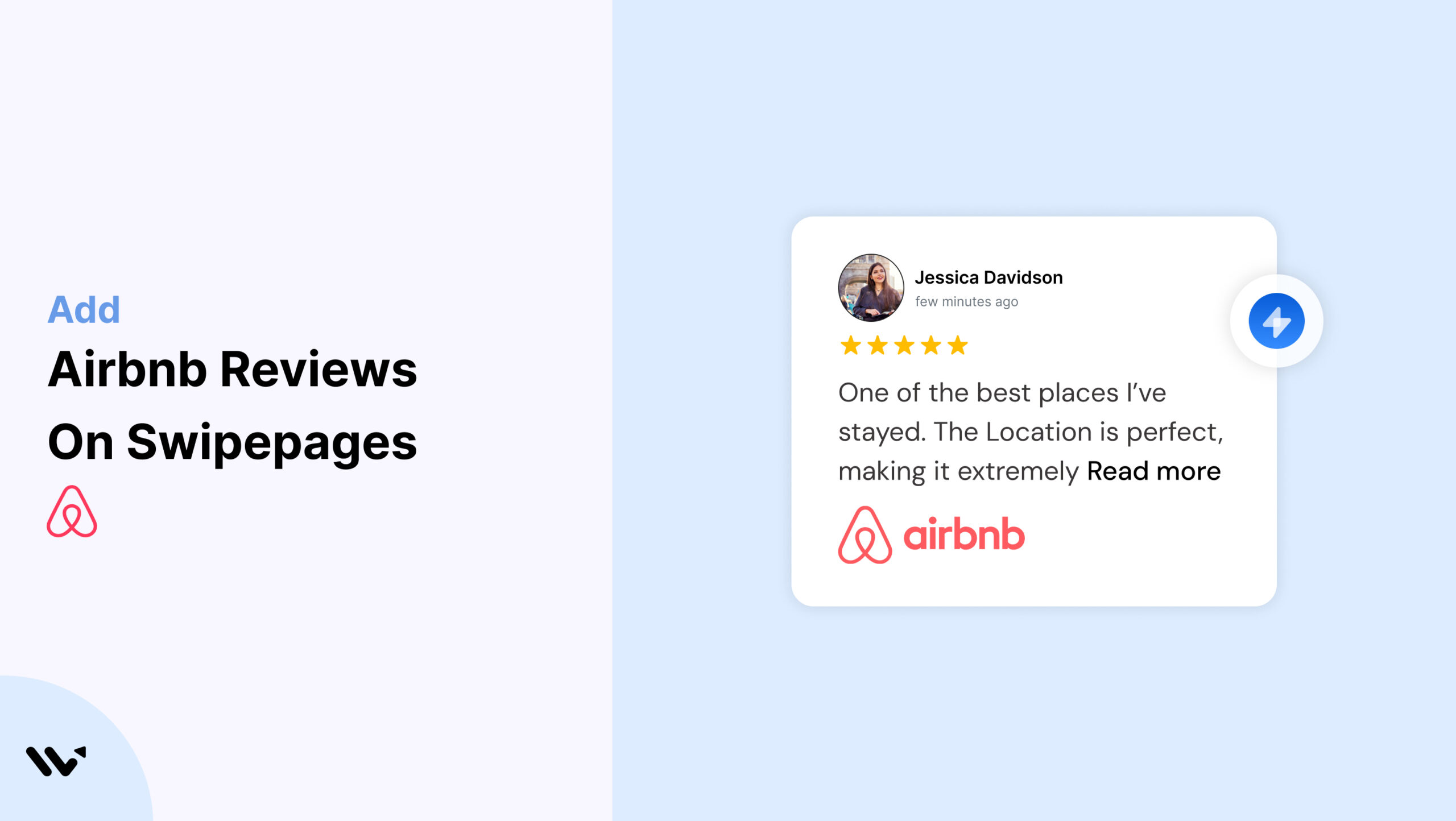 Airbnb Reviews on Swipepages