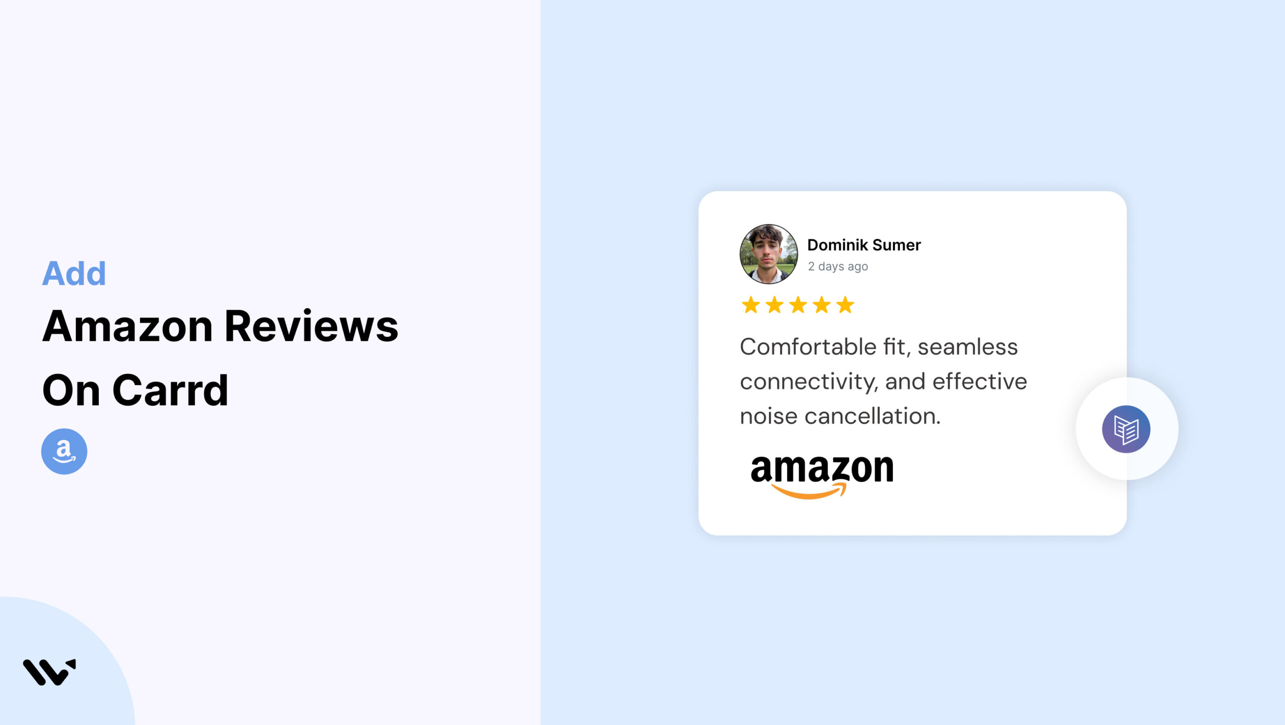 Amazon Reviews on Carrd