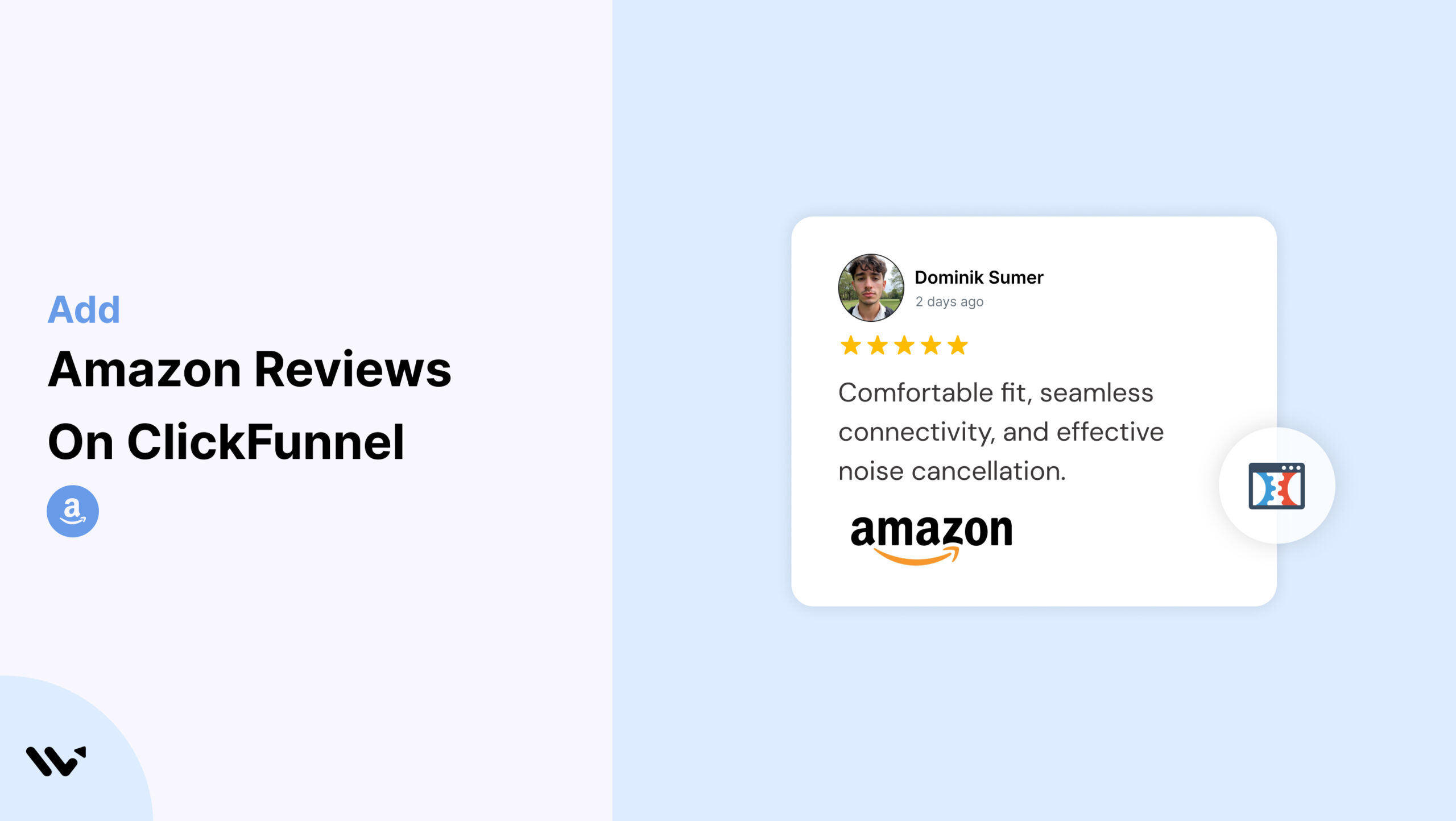 Amazon Reviews on ClickFunnel