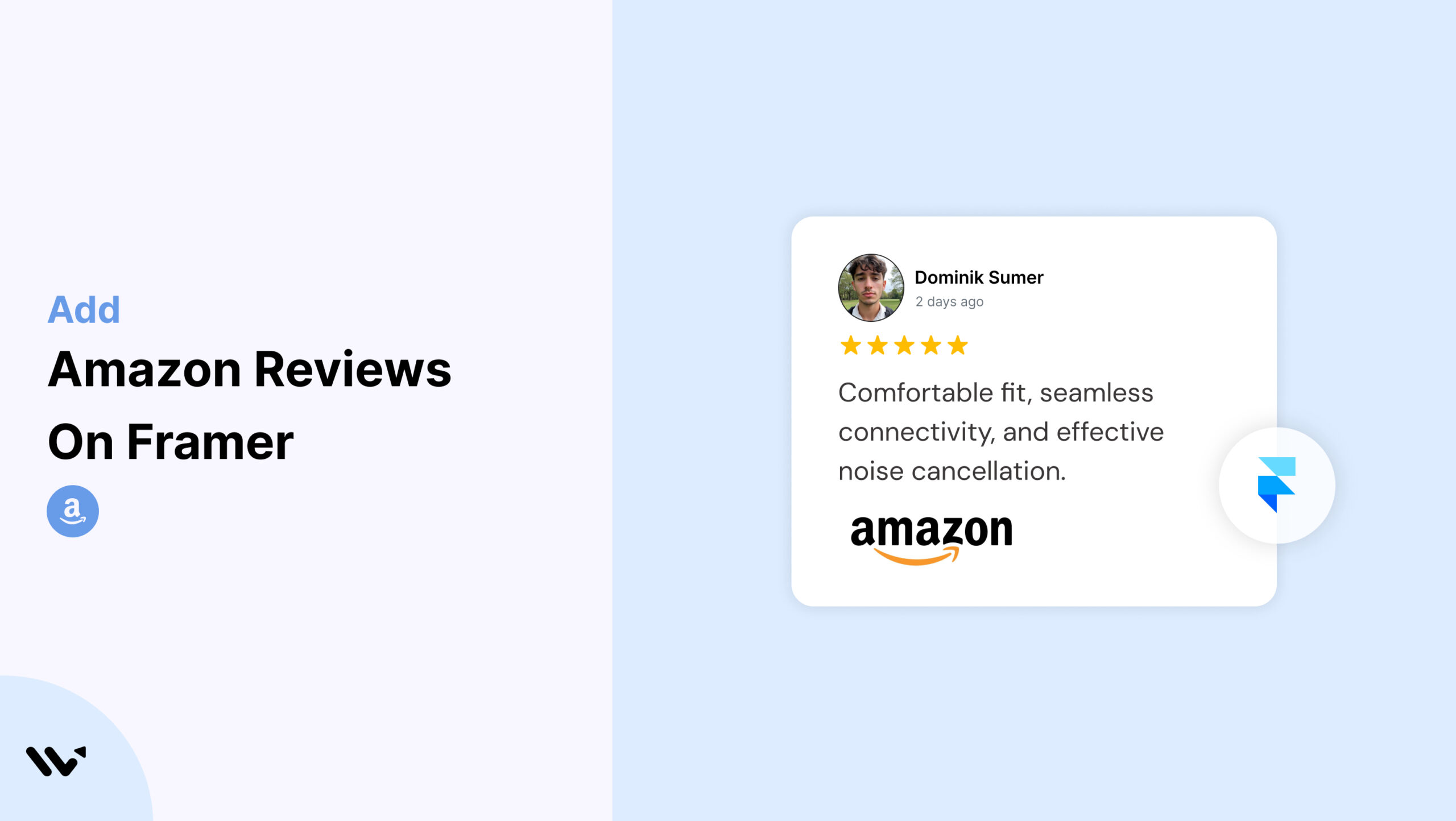 Amazon Reviews on Framer