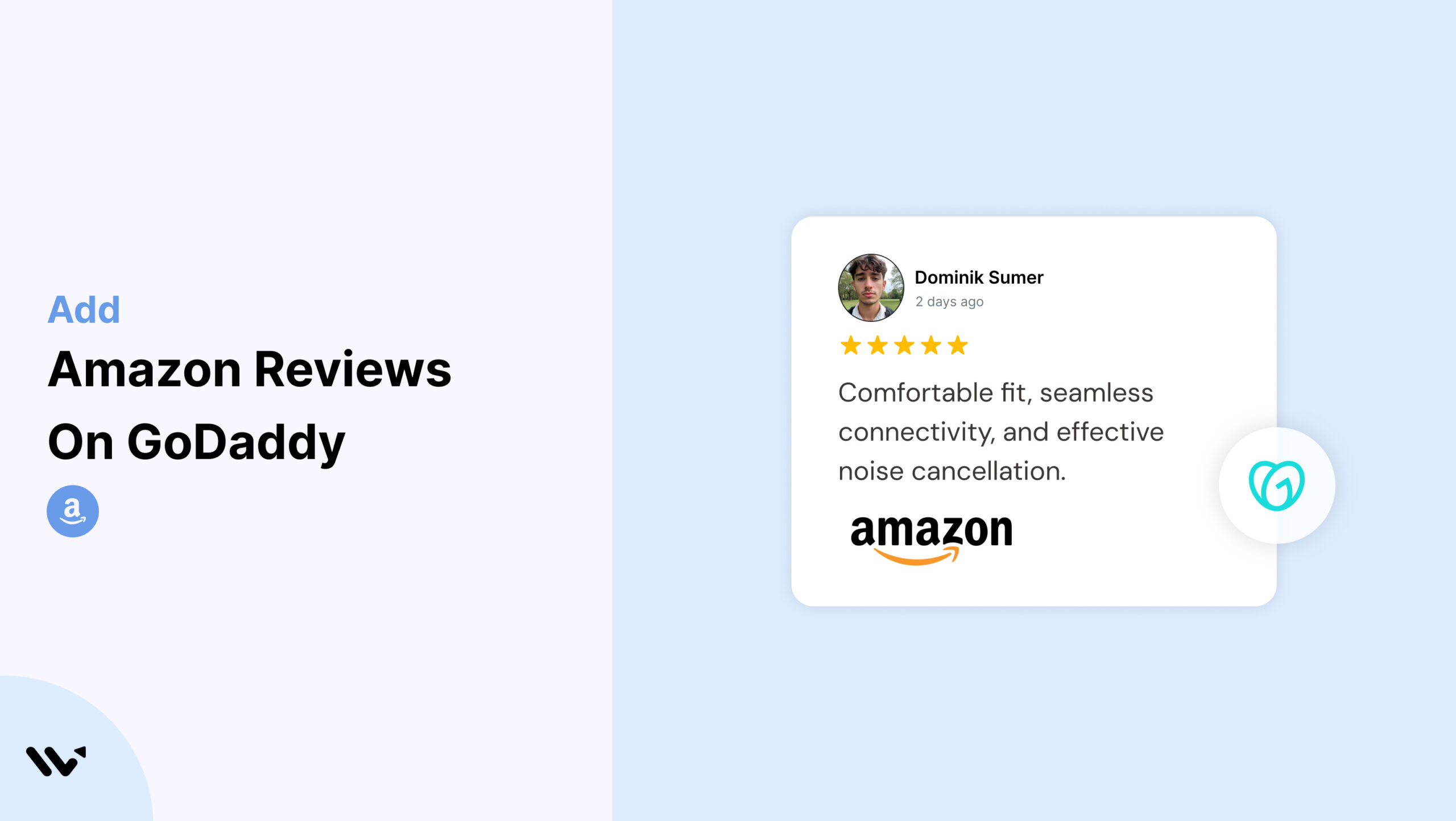 Amazon Reviews on GoDaddy
