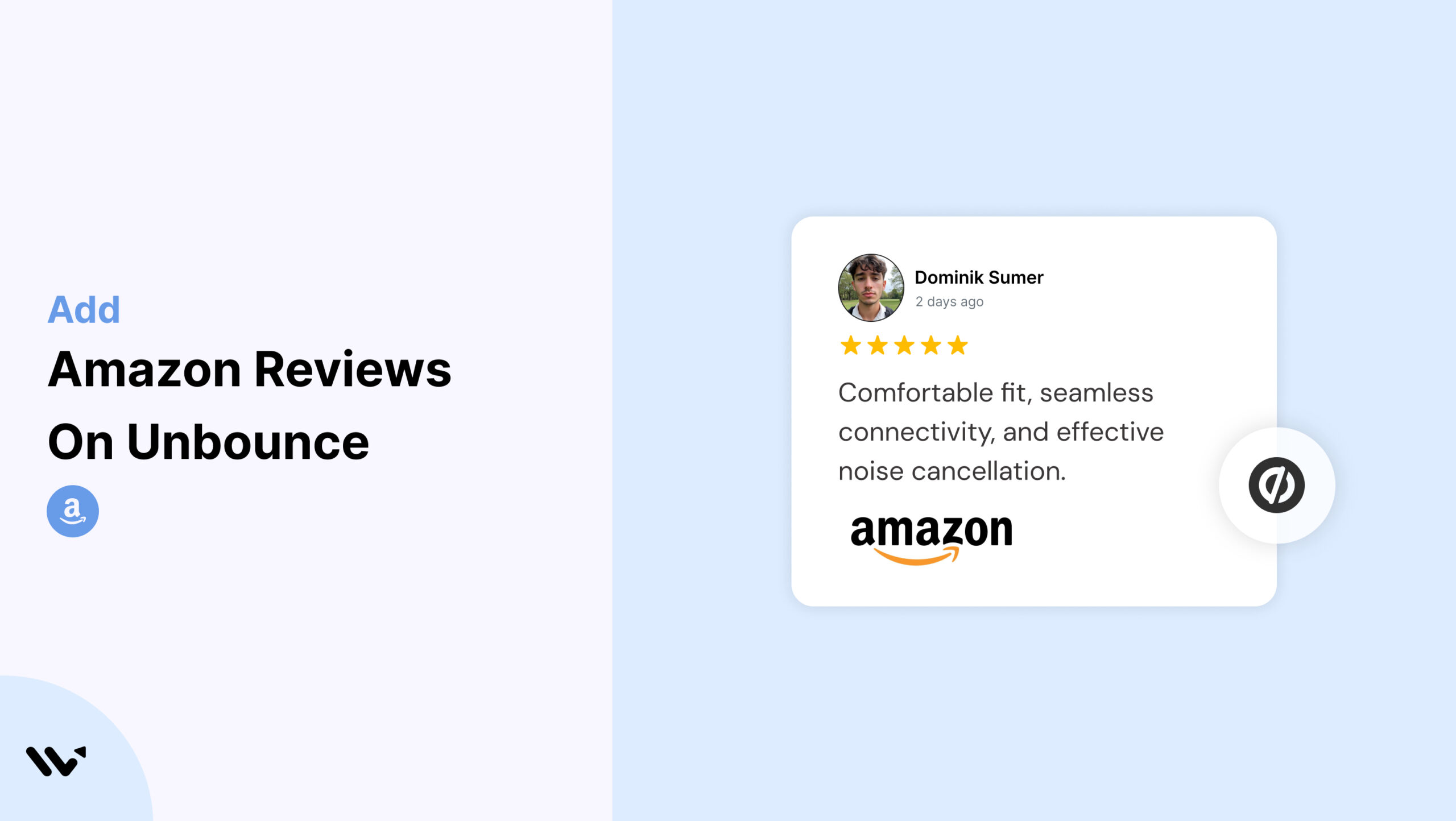 Amazon Reviews on Unbounce