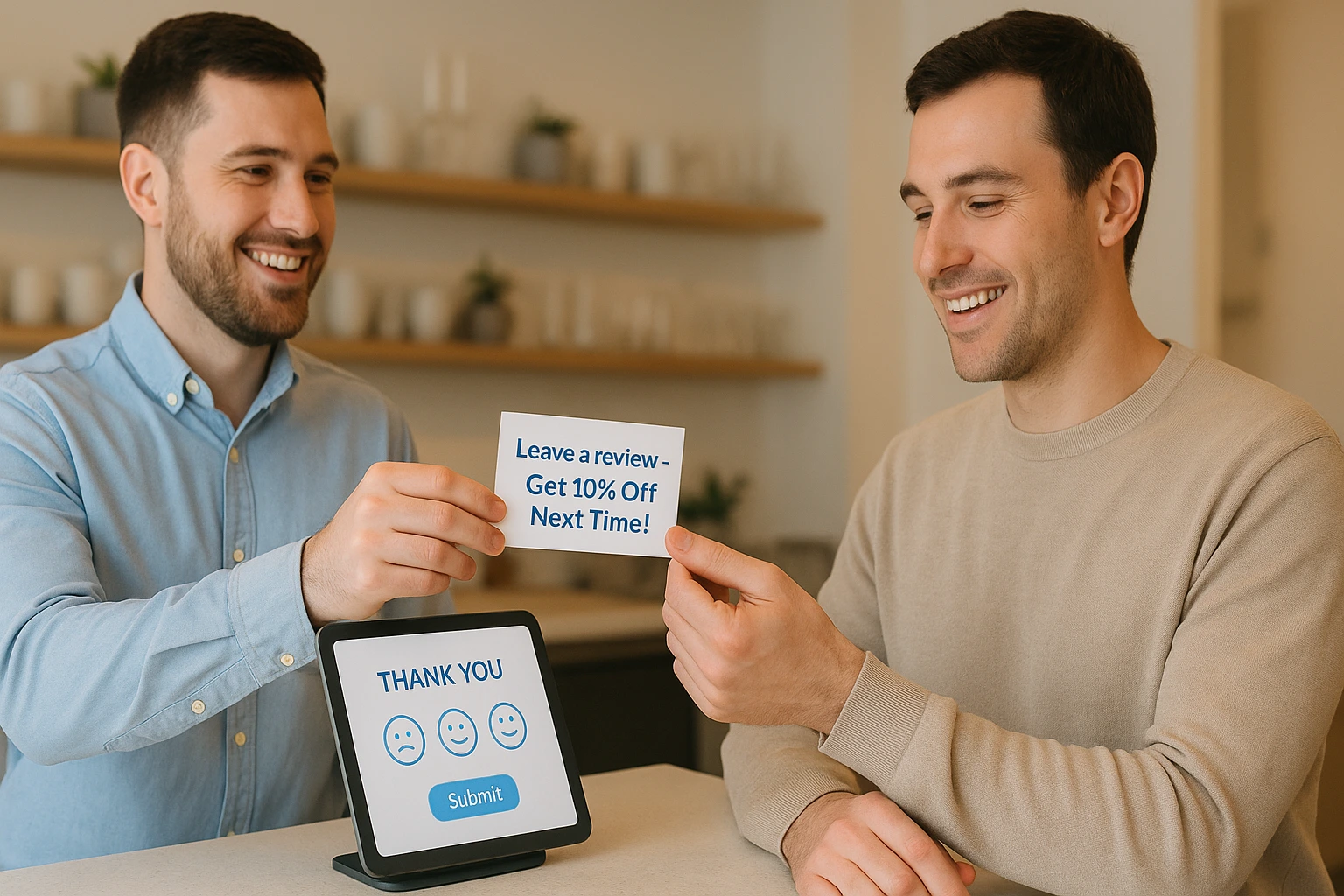 Collect Reviews In-Person