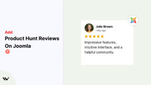 Product Hunt Reviews on Joomla