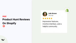 Product Hunt Reviews on Shopify