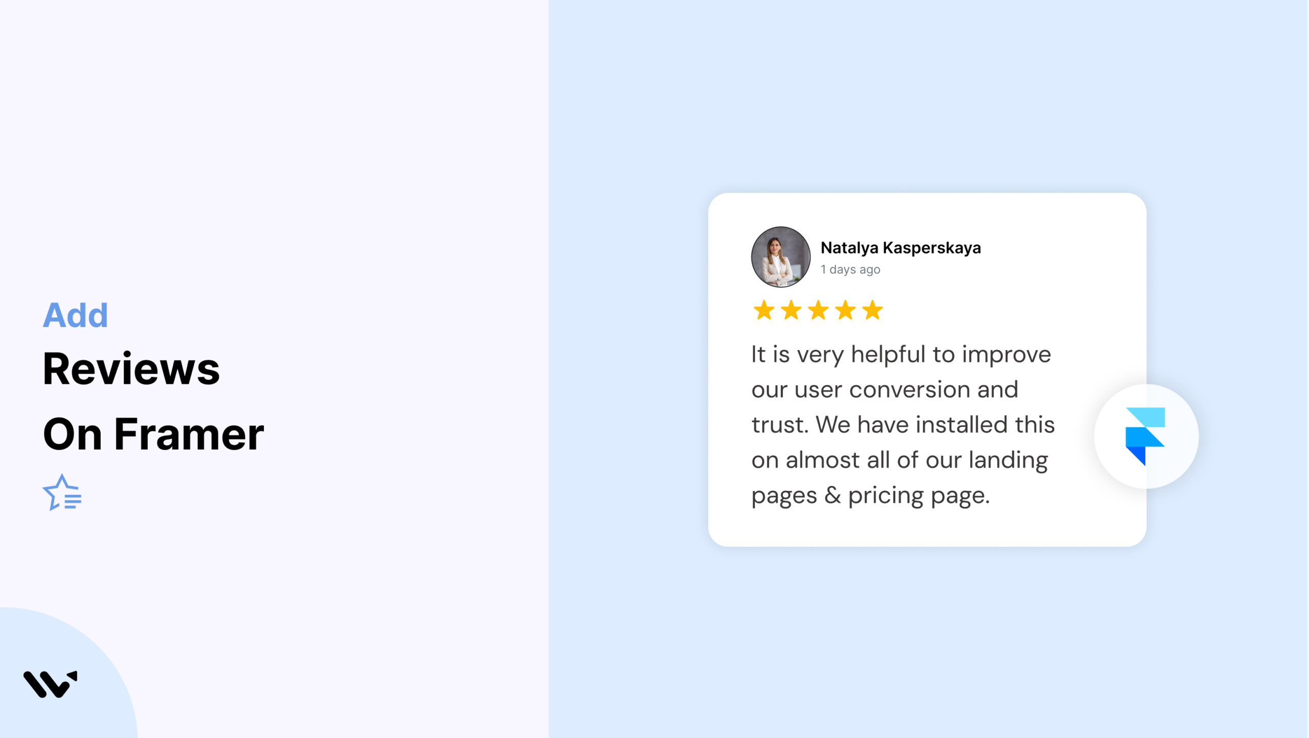Reviews on Framer