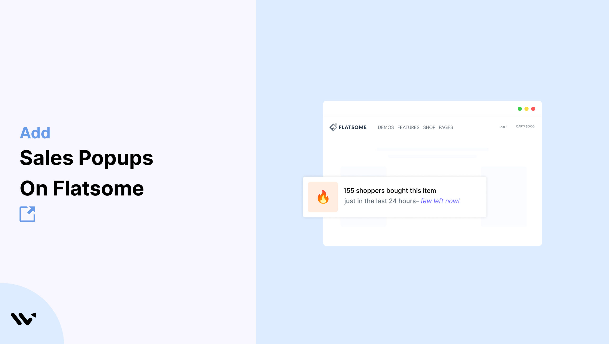 Sales Popups on Flatsome           