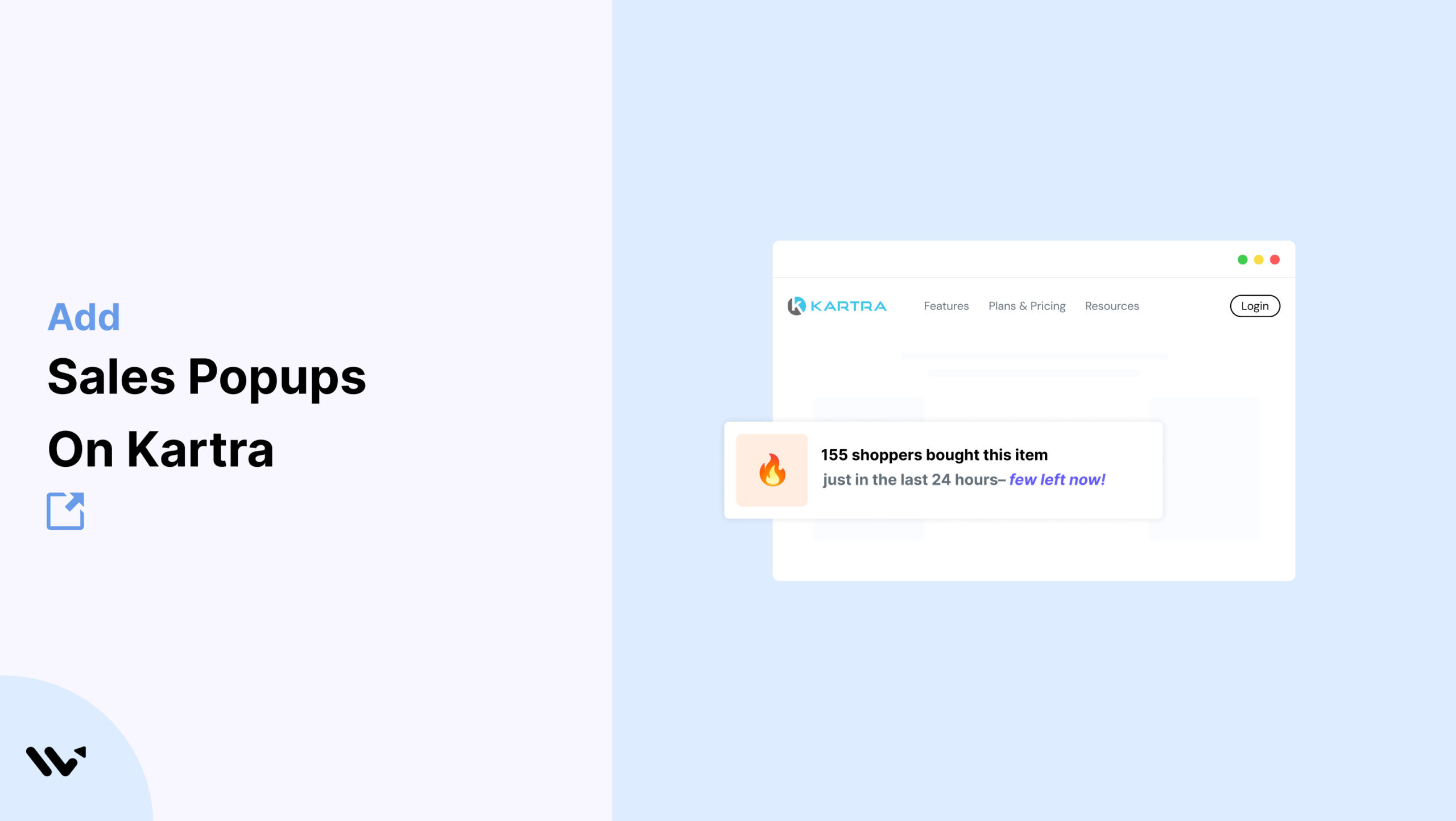 Sales Popups on Kartra     