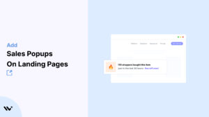 Sales Popups on Landing pages       