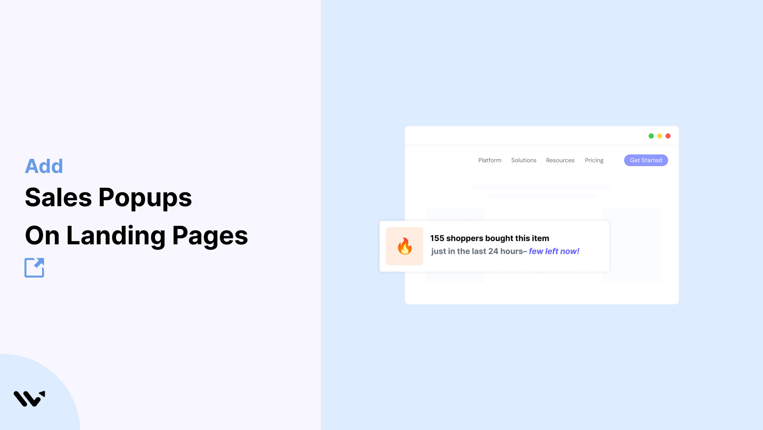 Sales Popups on Landing pages       