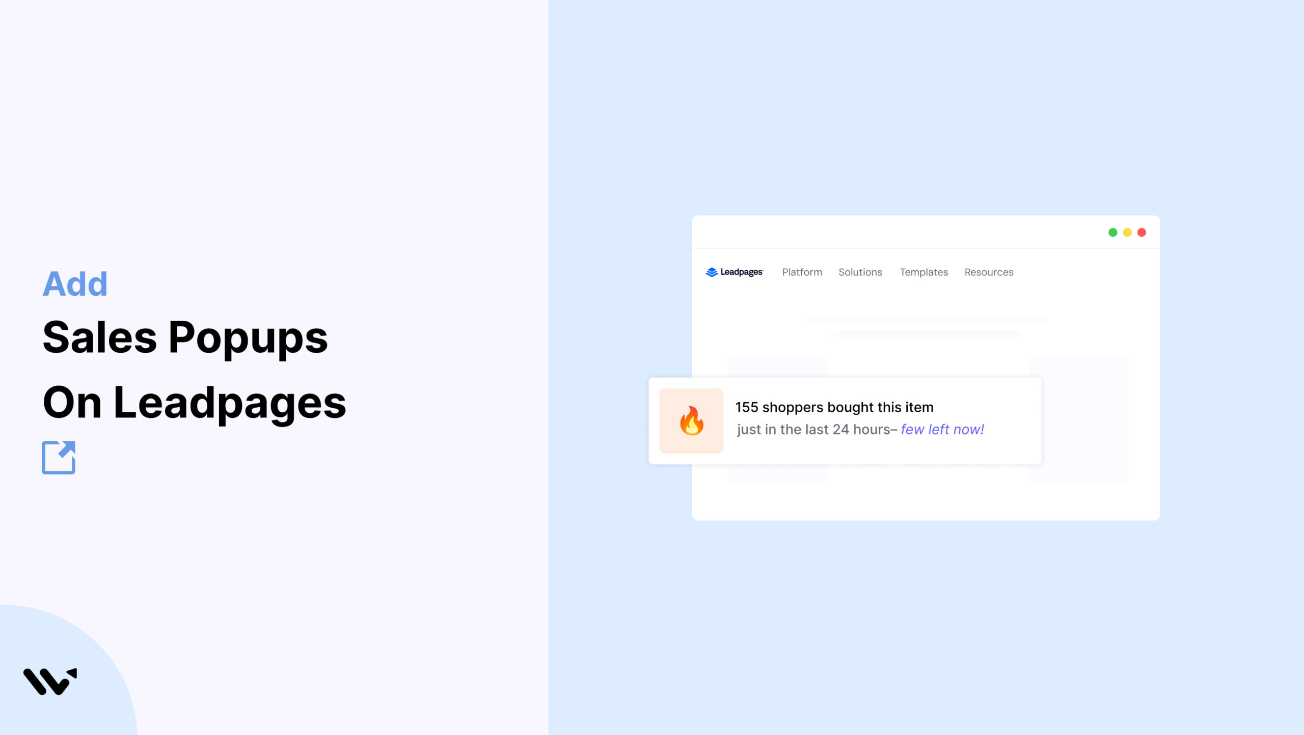 Sales Popups on Leadpages         