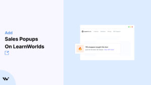 Sales Popups on LearnWorlds  