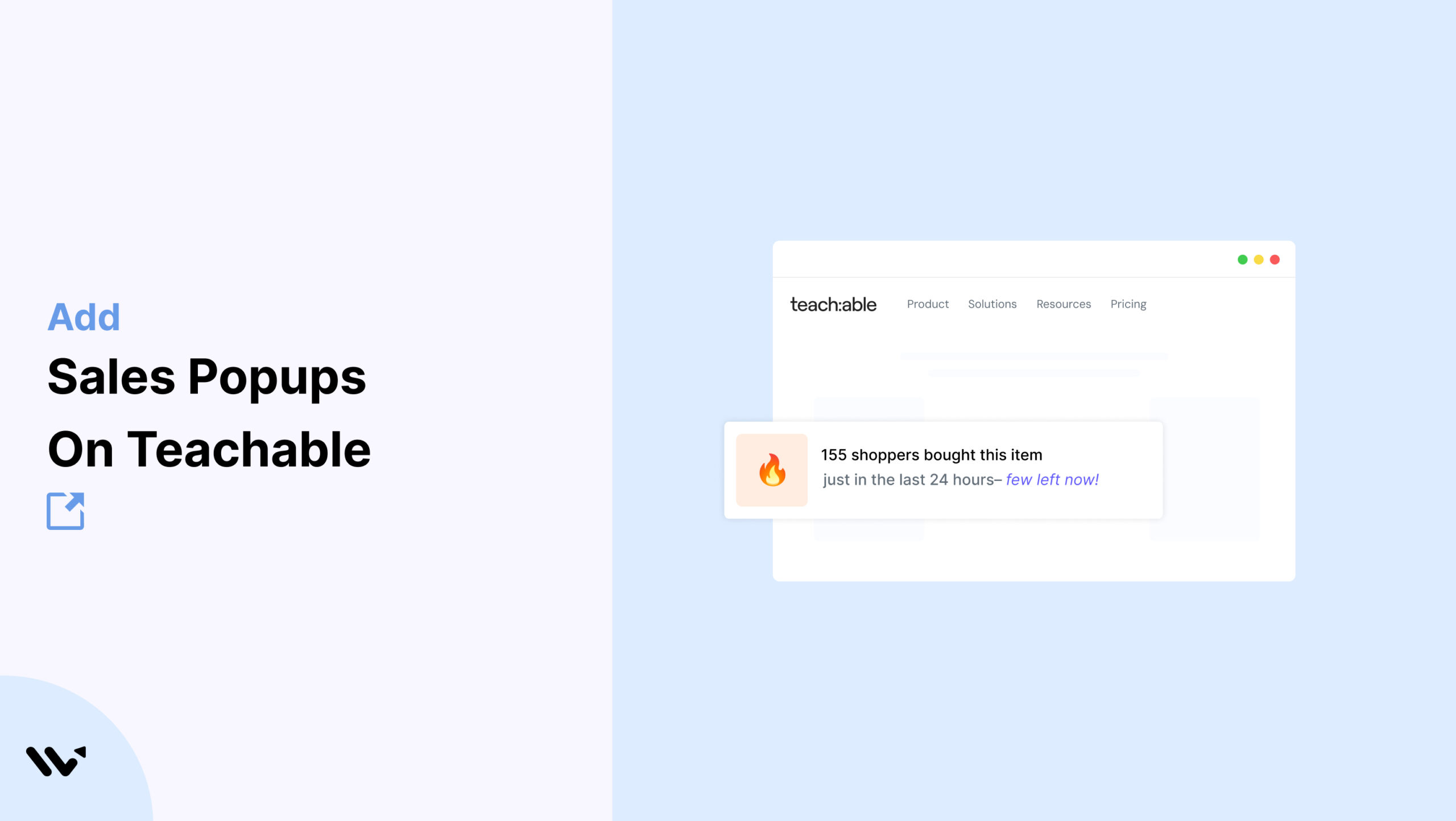 Sales Popups on Teachable    