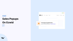 Sales Popups on ecwid      