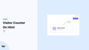 Visitor counter on html