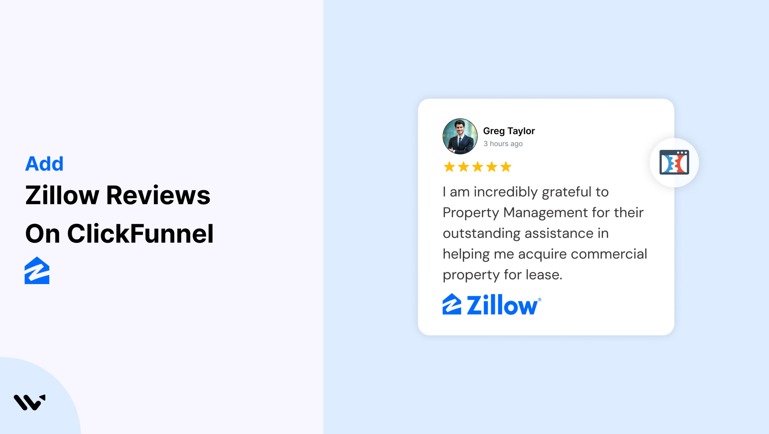 Zillow Reviews on ClickFunnel