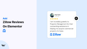 Zillow Reviews on Elementor
