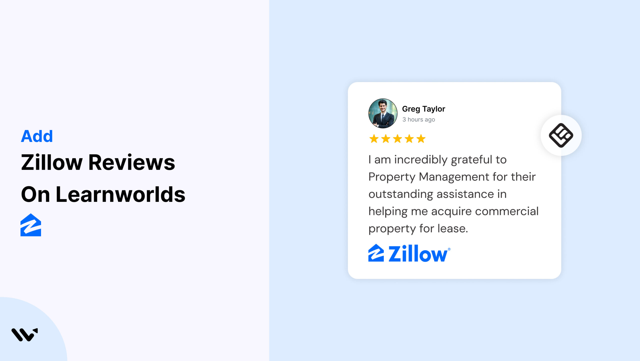 Zillow Reviews on Learnworlds