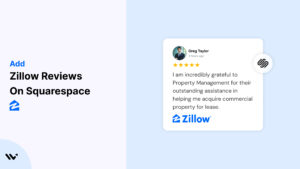 Zillow Reviews on Squarespace