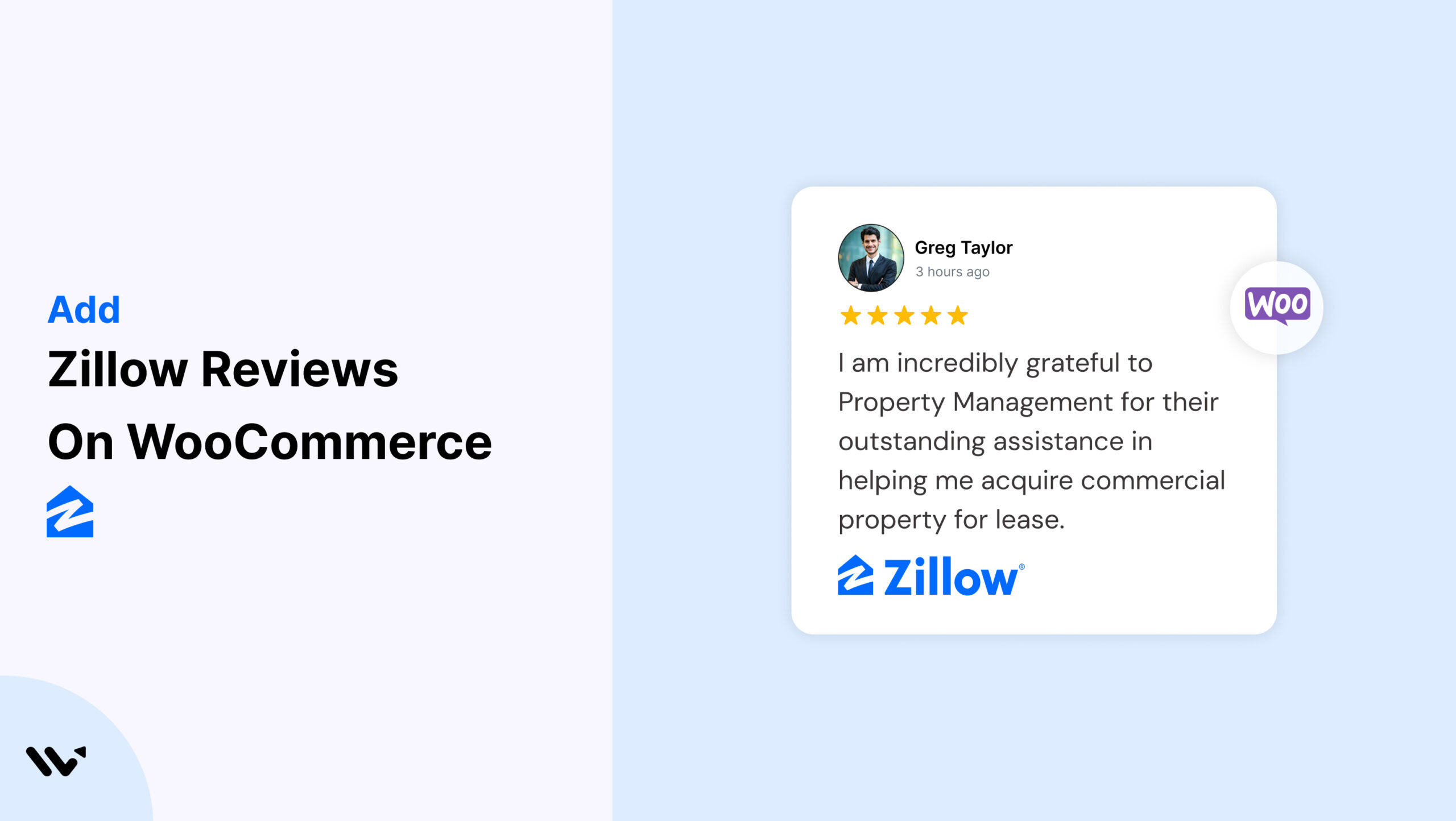 Zillow Reviews on WooCommerce