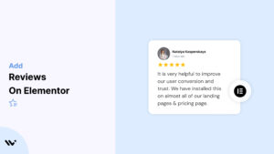 Reviews on Elementor
