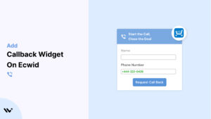 callback widget on Ecwid