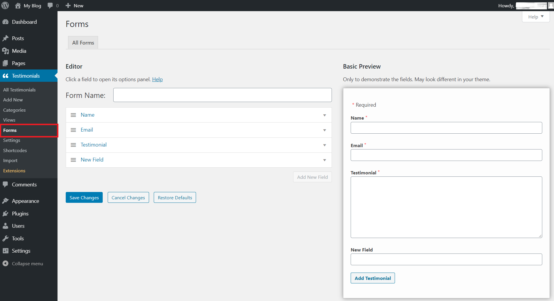Front-End Submission Forms