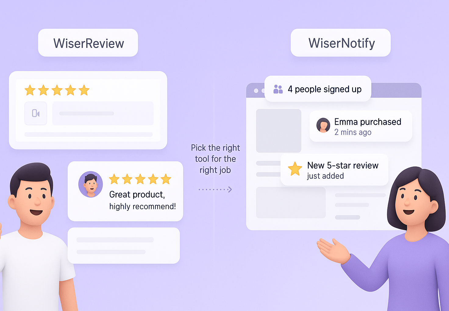 Choosing the right widget tool